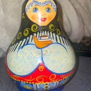 5.5" Roly Poly PISANKA DOLL ,Hand Made,